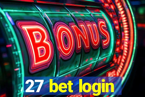 27 bet login